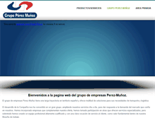 Tablet Screenshot of grupoperezmunoz.com